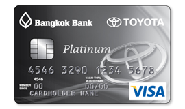 Bangkok Bank Visa Platinum Toyota Credit Card
