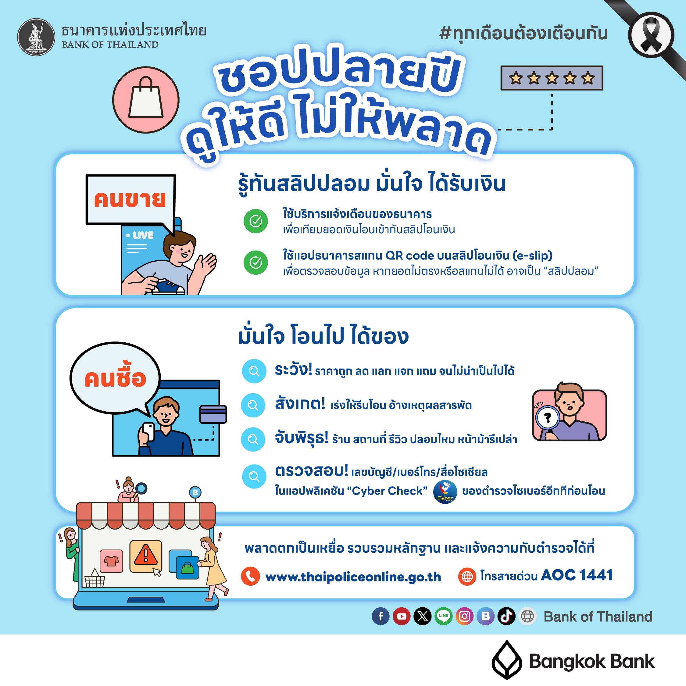 ชอปปลายปี ดูให้ดีไม่มีพลาด ทุกเดือนต้องเตือนกัน