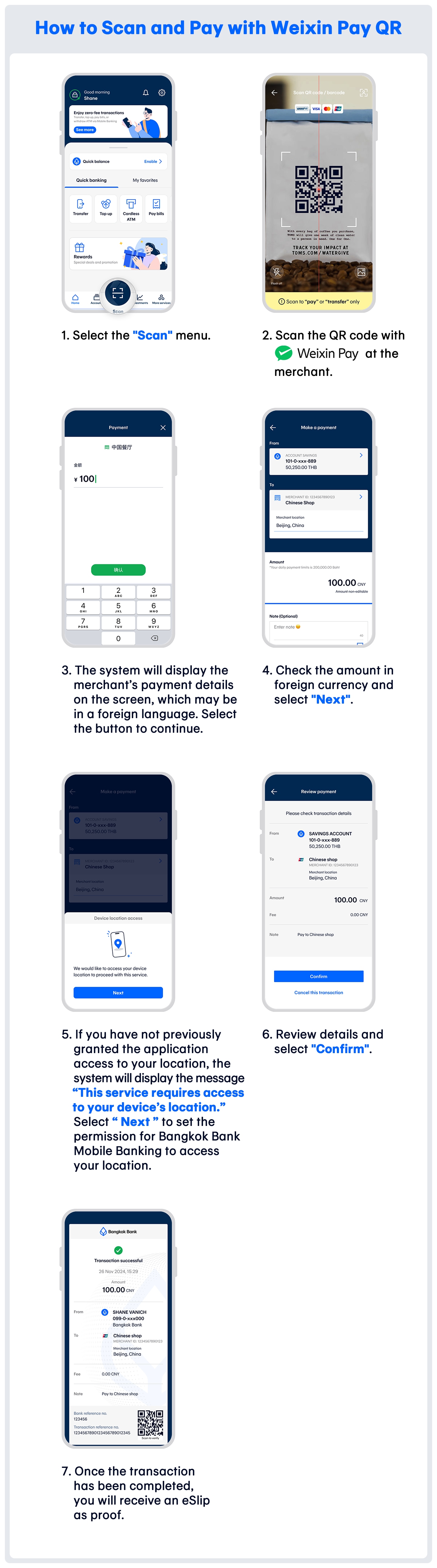 Scan and Pay in China with Weixin Pay QR