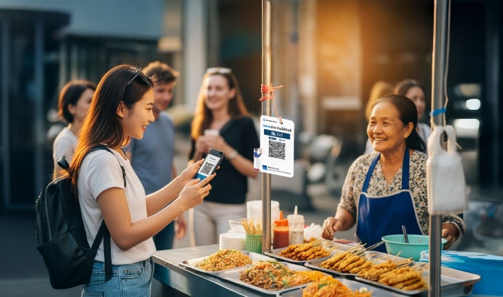 Pay at Thai merchants using overseas QR payment