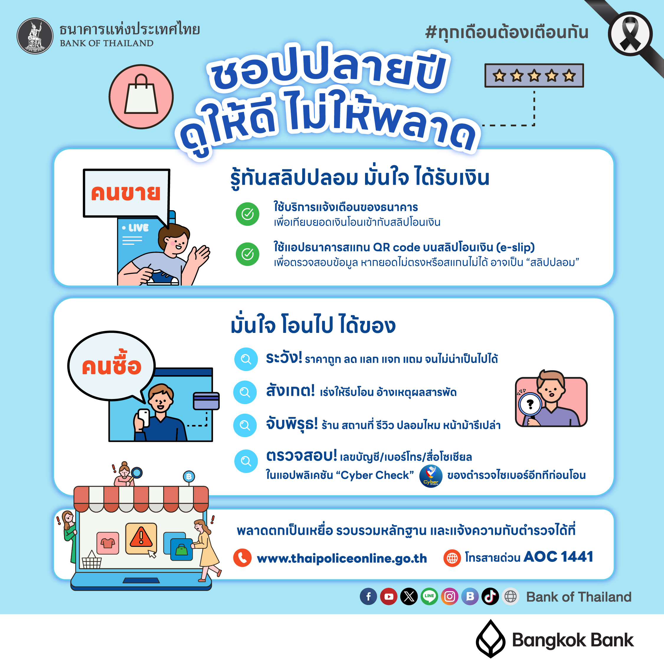 ชอปปลายปี ดูให้ดีไม่มีพลาด ทุกเดือนต้องเตือนกัน